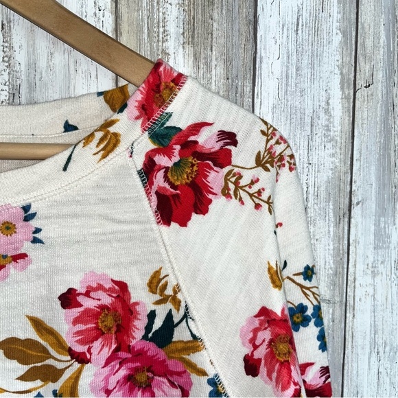 Loft Cream Floral Sweatshirt - Picture 5 of 6